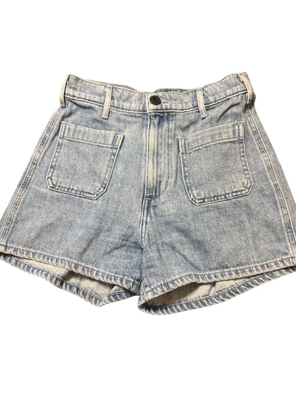 Wilfred Free Denim Jean Shorts Bootie Front Pockets Size 0